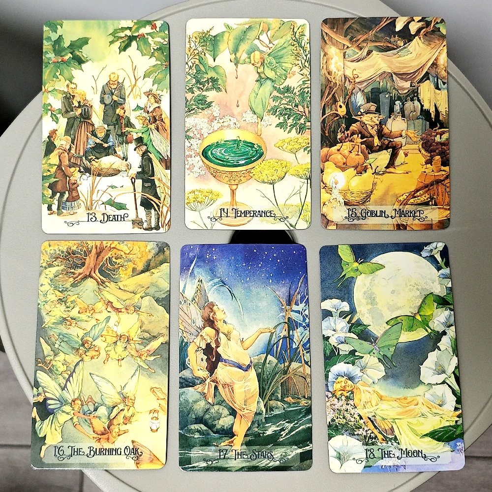 Victorian Faery Tarot, 10.3*6cm Victorian Fairy Society with This Beautifully Illustrated 78-card RWS-based Deck