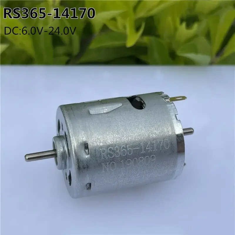 27MM RS-365SH-14170 Dual 2.3mm Shaft Mini Electric Motor DC 12V~24V 10000rpm High Speed Engine For Machine sweeper