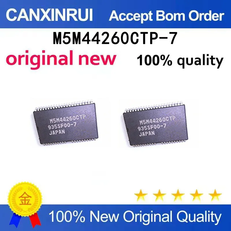 (5-100 pieces)Brand new stock M5M44260CTP-7 silk screen: M5M44260CTP TSOP-40