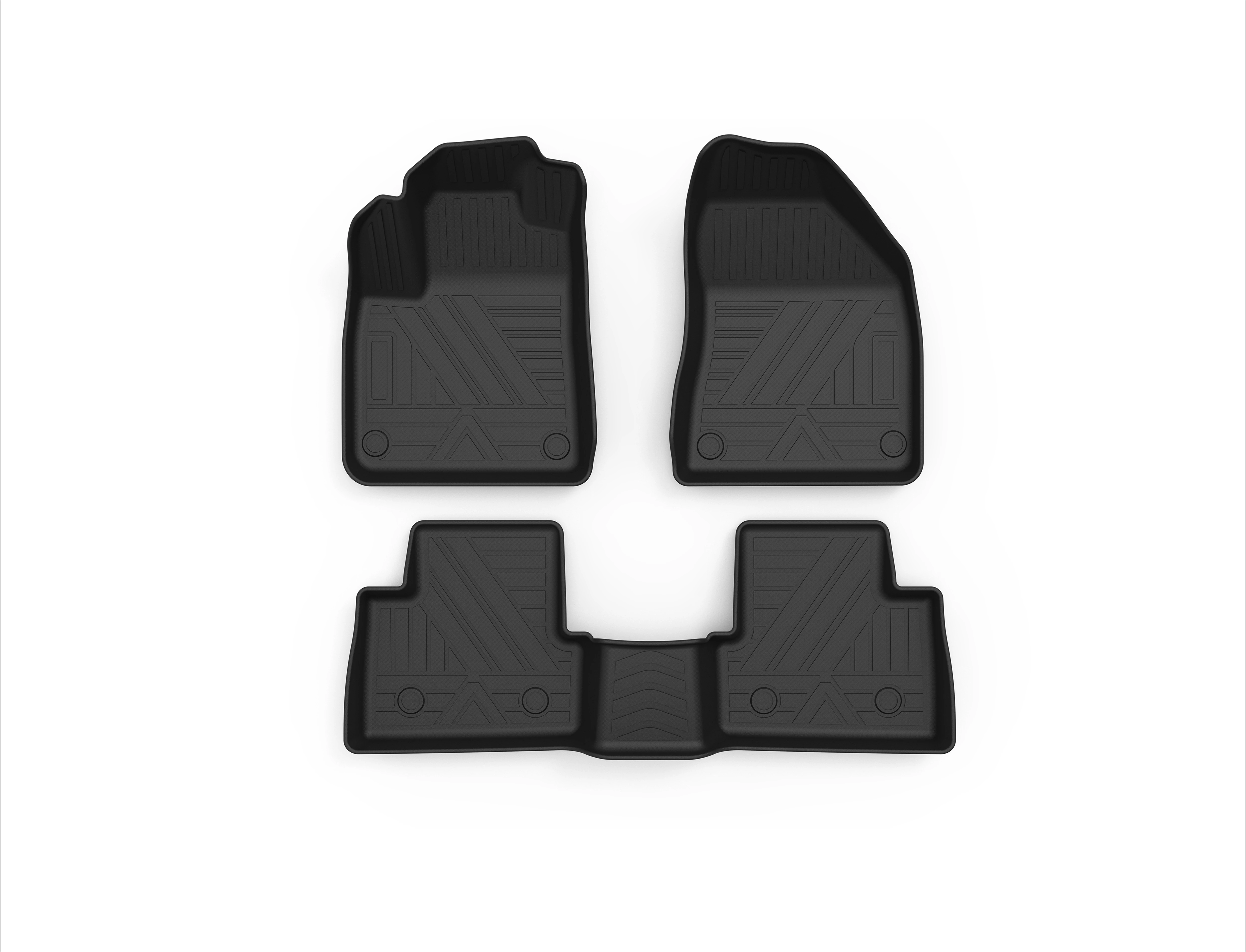 GA Luxury TPE Car Mats All-weather TPE Car Floor Mats for  Commander 2020 Car Carpet