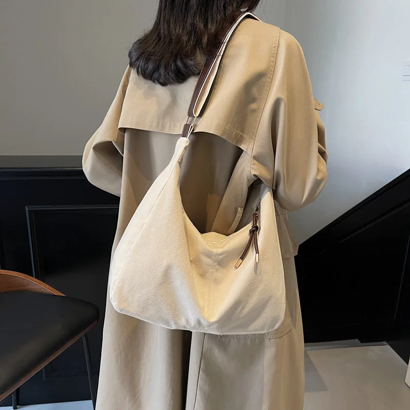 

Женская холщовая сумка в стиле ретро, модные и простые универсальные сумки на ремне, застежка-молния, дорожная сумка в студенческом стиле