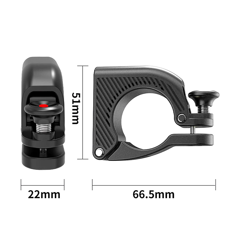 جرس دراجة قوي من سبائك الألومنيوم - ديسيبل عالي، قطعة واحدة من ملحقات مقود الدراجة الجبلية والطرق #6