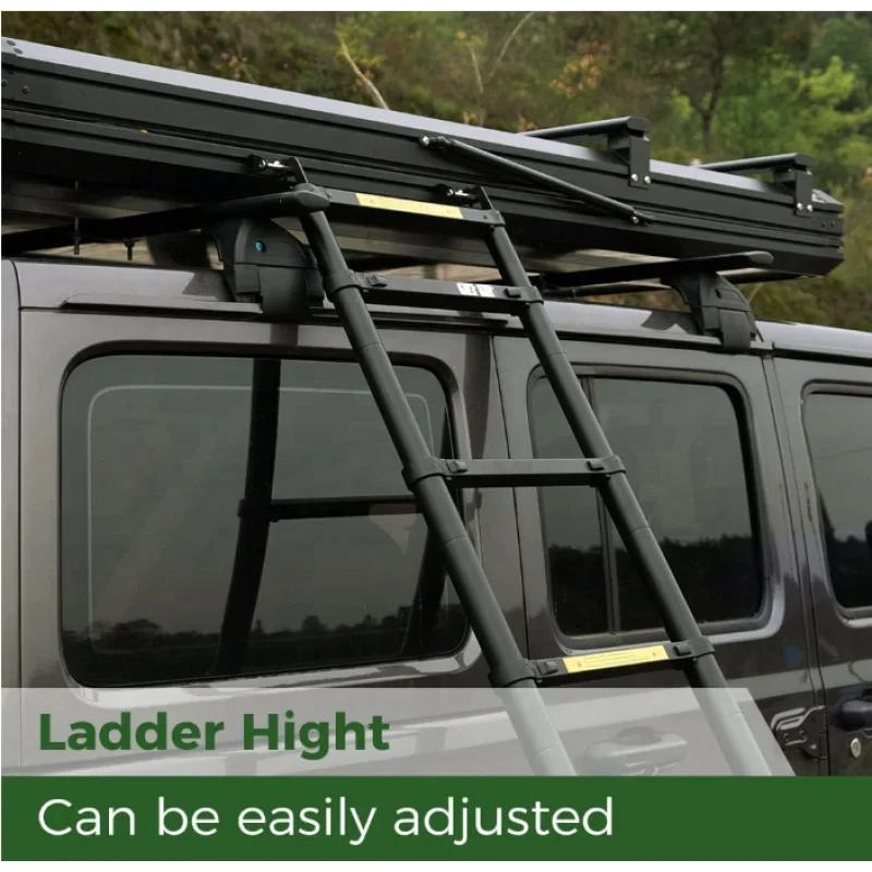 High Quality Lift-up Aluminium Hardshell Rooftop Tent Four-Season Waterproof Single Bedroom Easy Setup For SUV Van Truck Camping view 5