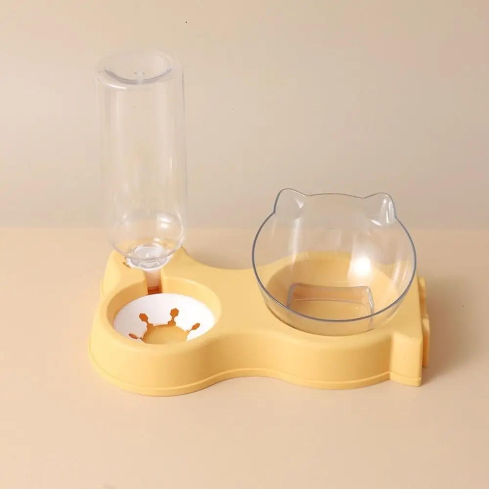 

Universal Automatic Feeder Pet Cat Food Bowl All-in-One Splice Water Dispenser Raised Stand Cat Dish Bowl Cats Dogs Pet