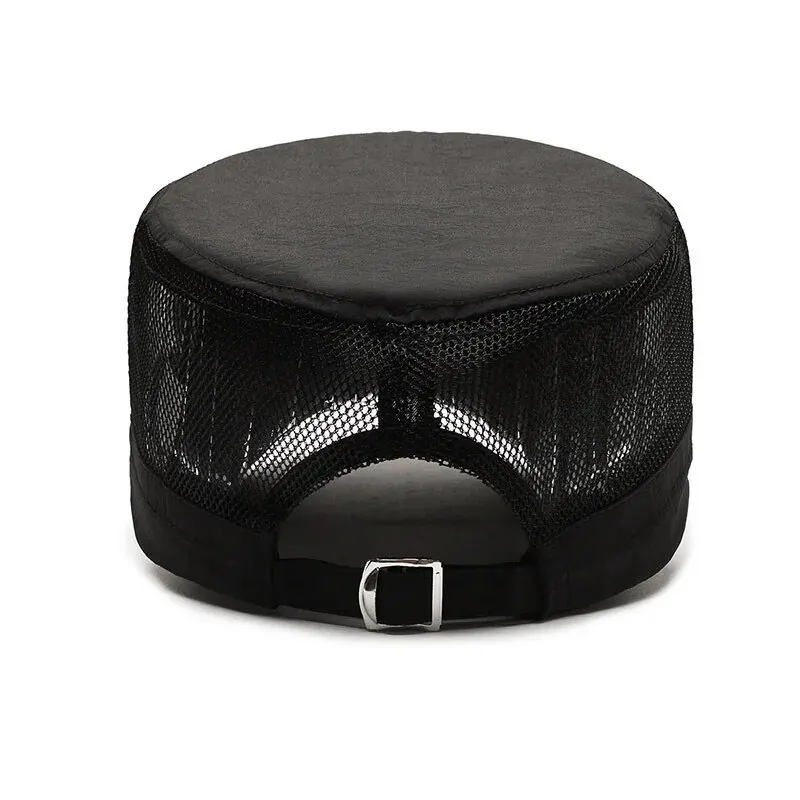 Summer New Mesh Quick Dry Flat Cap Men's Outdoor Sports Baseball Cap Sun Fishing Visor Women's Thin Breathable Cap