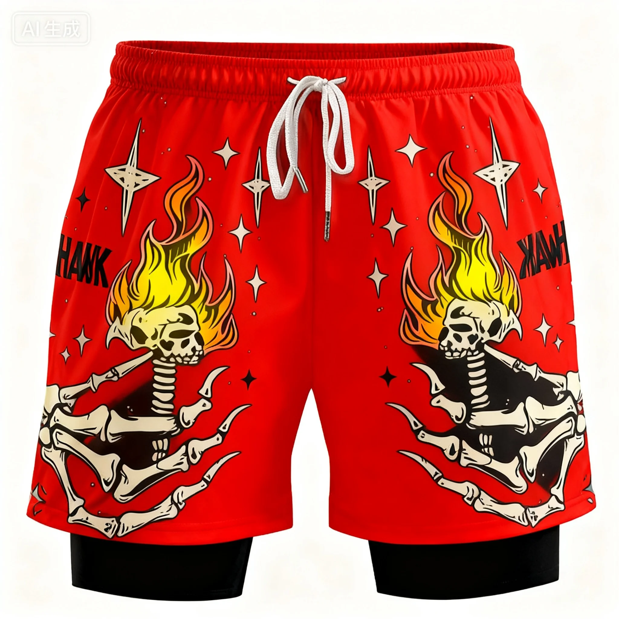 

Новые хит продаж 2-в-1 мужские повседневные шорты для бега для спорта на открытом воздухе быстросохнущие велосипедные шорты уличные баскетбольные боевые шорты