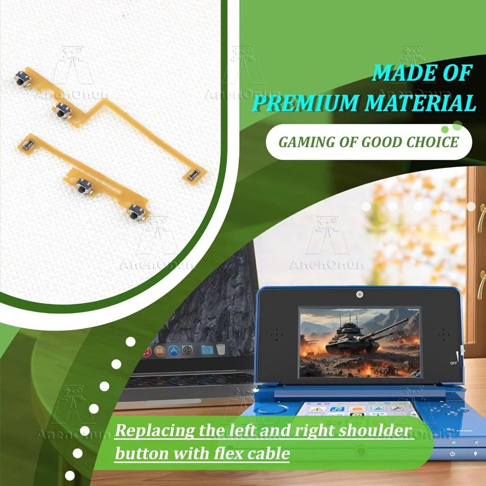 L/R ZL/ZR Shoulder Button Flex Cable for NEW 3DS/NEW 3DS XL/NEW 3DS LL Replacement Repair Part Shoulder Key Ribbon Accessories