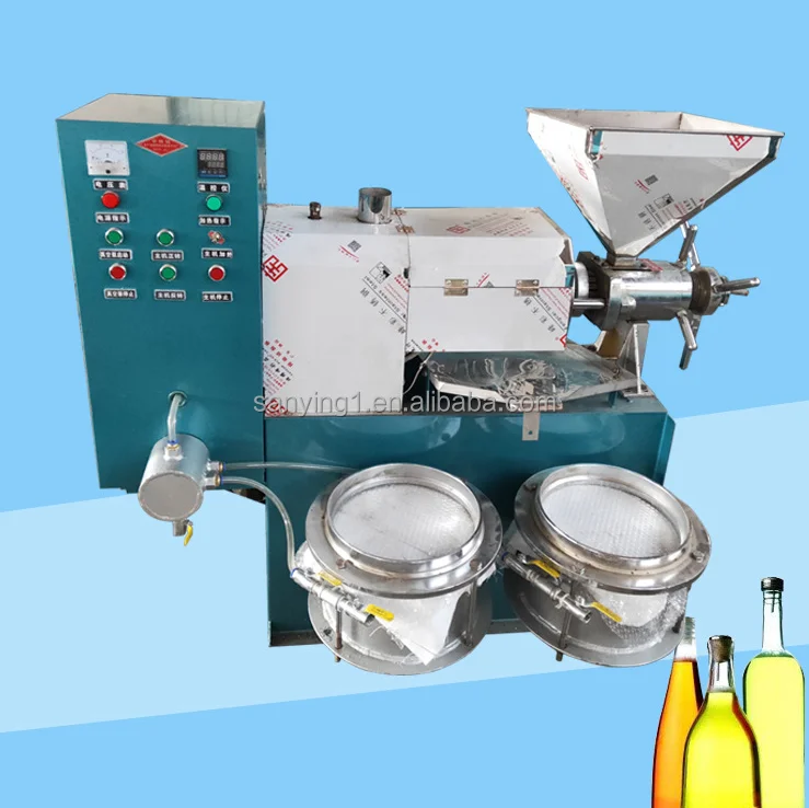 SY-70 Commercial Coconut Oil Press Line Cooking Oil Sunflower Seed Oil Pressing Machine