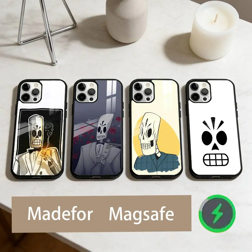 

G-game G-Grim F-Fandango Phone Case For iPhone17,16,15,14,13,12,11 Plus,Pro Max Magnetic For Magsafe Wireless Charging