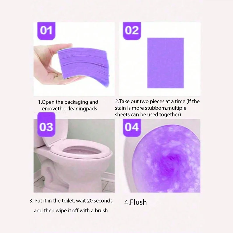 30/90/150pcs Deodorize Toilet Cleaning Tablets Powerful All-Purpose Cleaner for Bright Toilets and Floors Eliminate Odors Scale