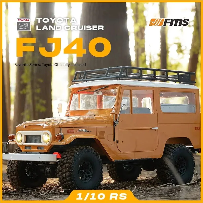 

FMS 1/10 Toyota FJ40 4WD RC Off Road Climbing Car Simulation Electric Remote Control Vehicle Hobby Collection Model Toy Gift