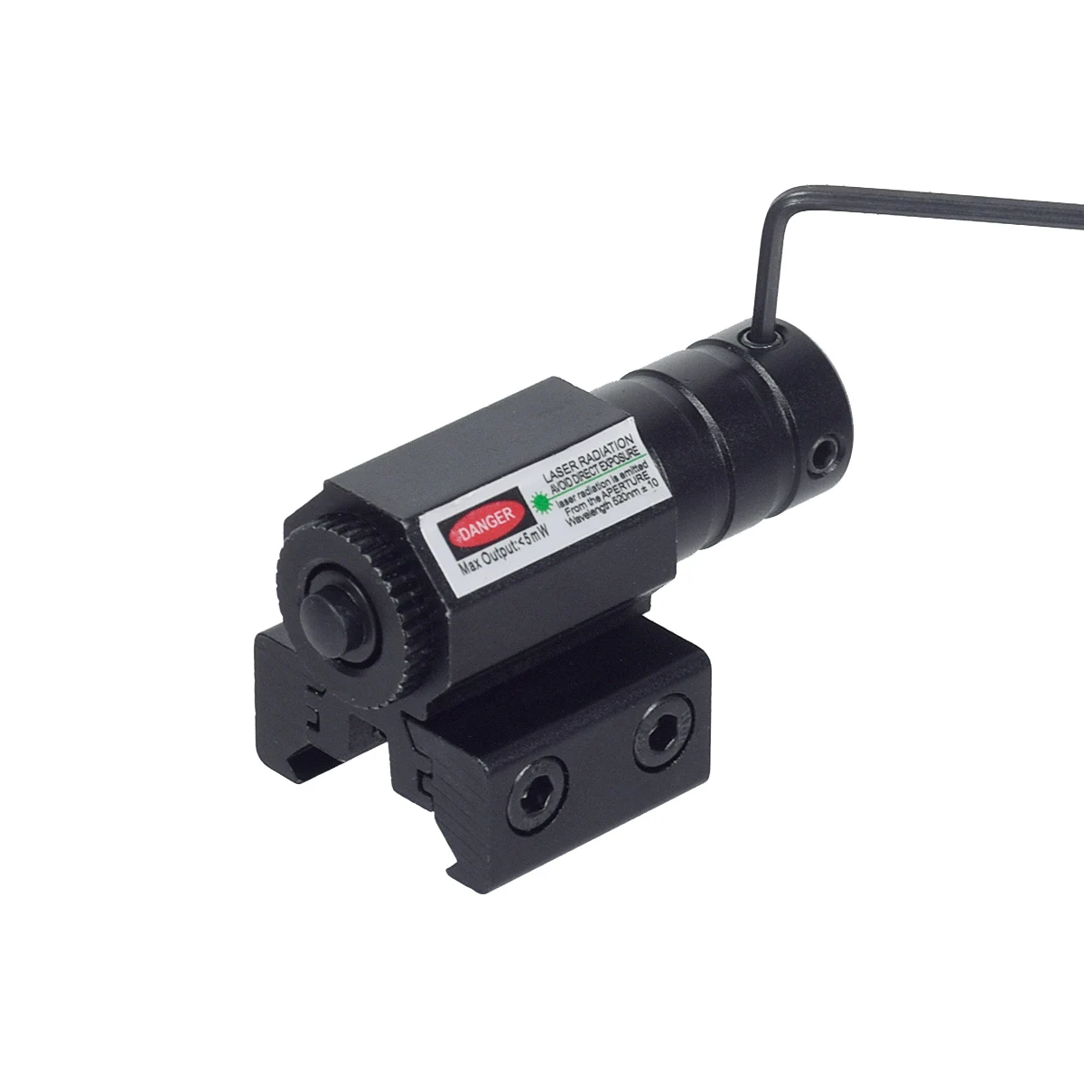 Tactical Red Green Dot Laser Pointer Sight Scope 11mm 20mm Adjustable Picatinny Rail Mount Laser With Batteries view 3