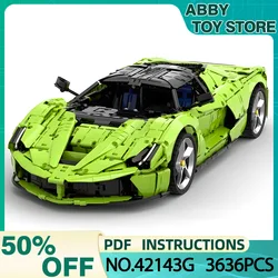 MOC SP3 Technical Super Sprot Car Model Building Block Compatible 42143 Vehicle Brick Puzzle Toy Assembly Christmas Gift For Kid