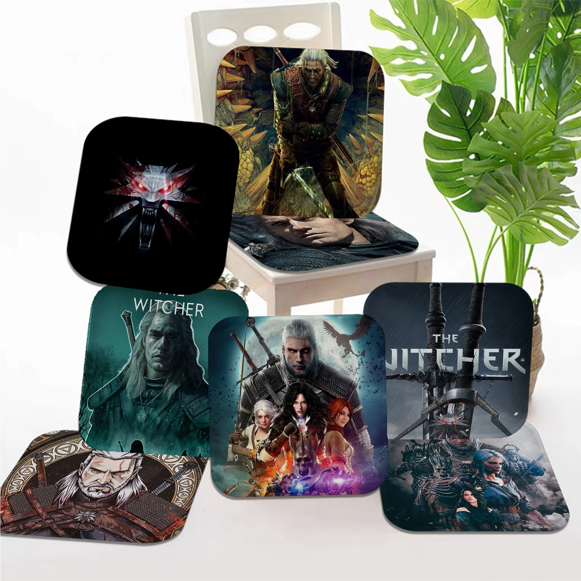 

TV Show W-Witcher Cushion Mat Modern Minimalist Style Plush Cushion Home Back Cushion Soft Comfortable 50x50cm Garden Cushions