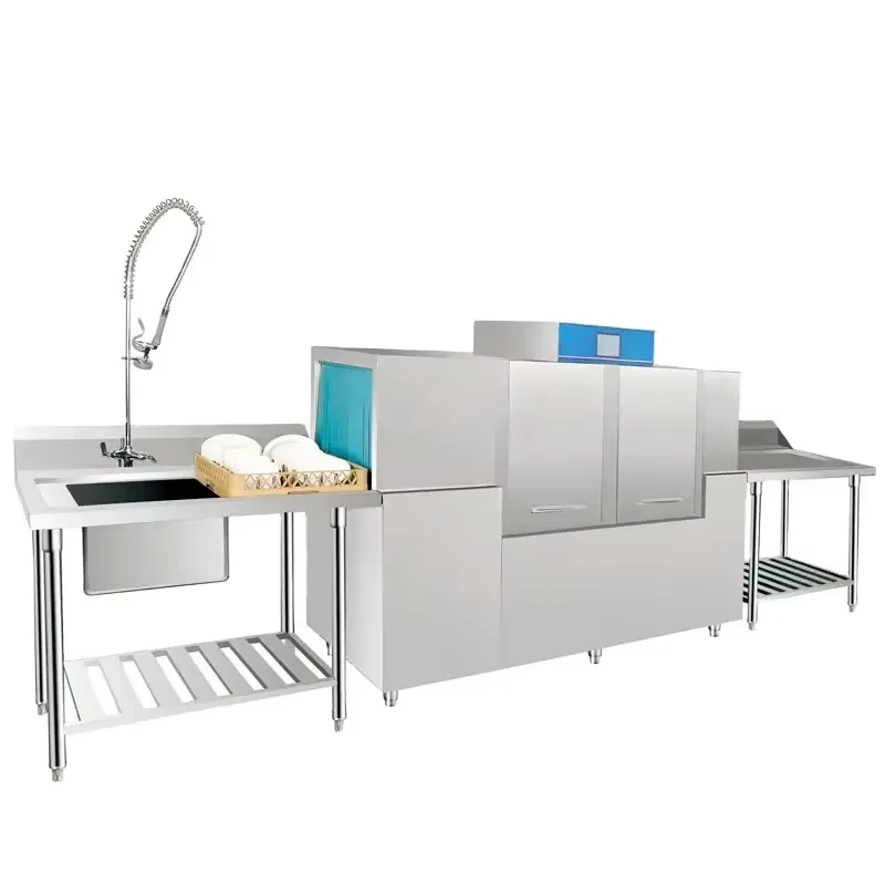 Airo Fully Automatic Dish Washing Kitchen Appliances Hotel School Restaurant Commercial Dishwasher Machine