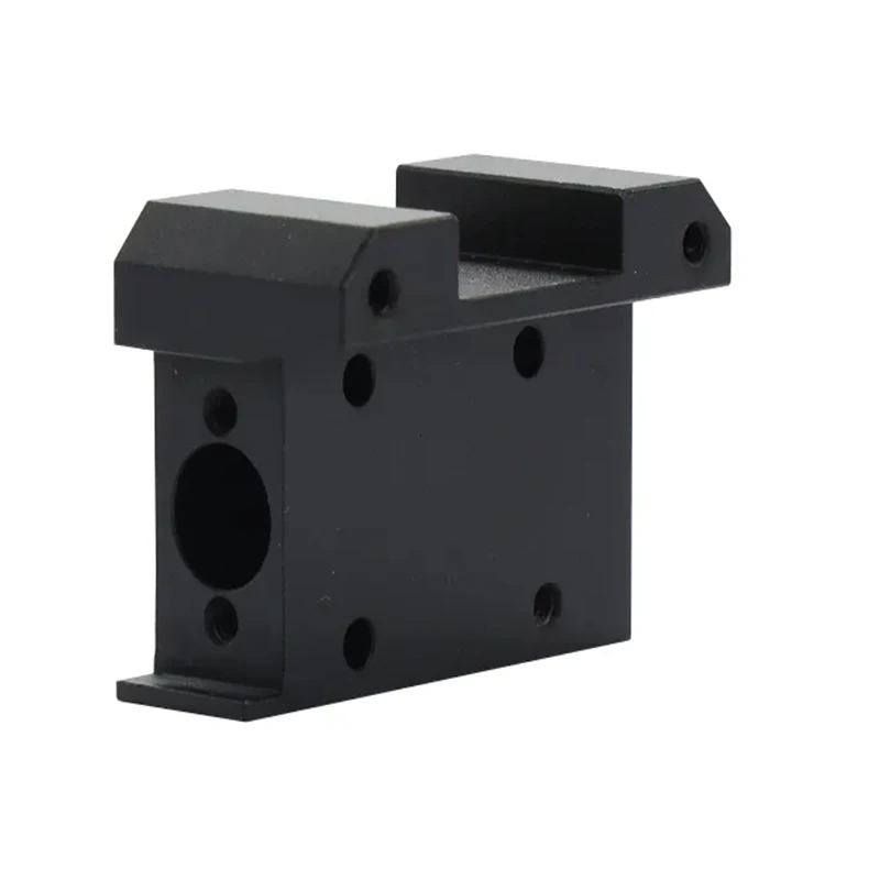 CNC machined black anodized aluminum alloy mechanical seat optical bracket