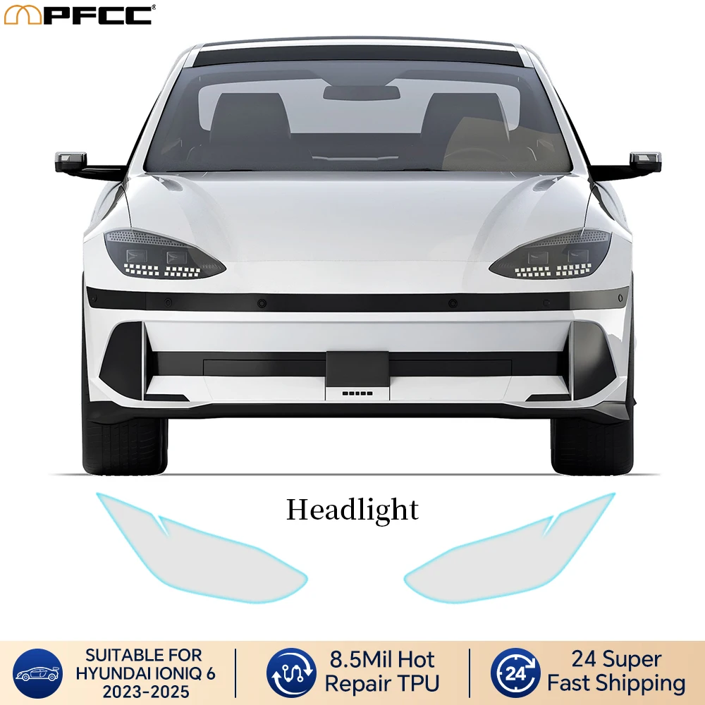 

Для Hyundai loniq 6 2023 2024, защитная пленка для фар заднего вида B C, автомобильная наклейка, защитные аксессуары от царапин