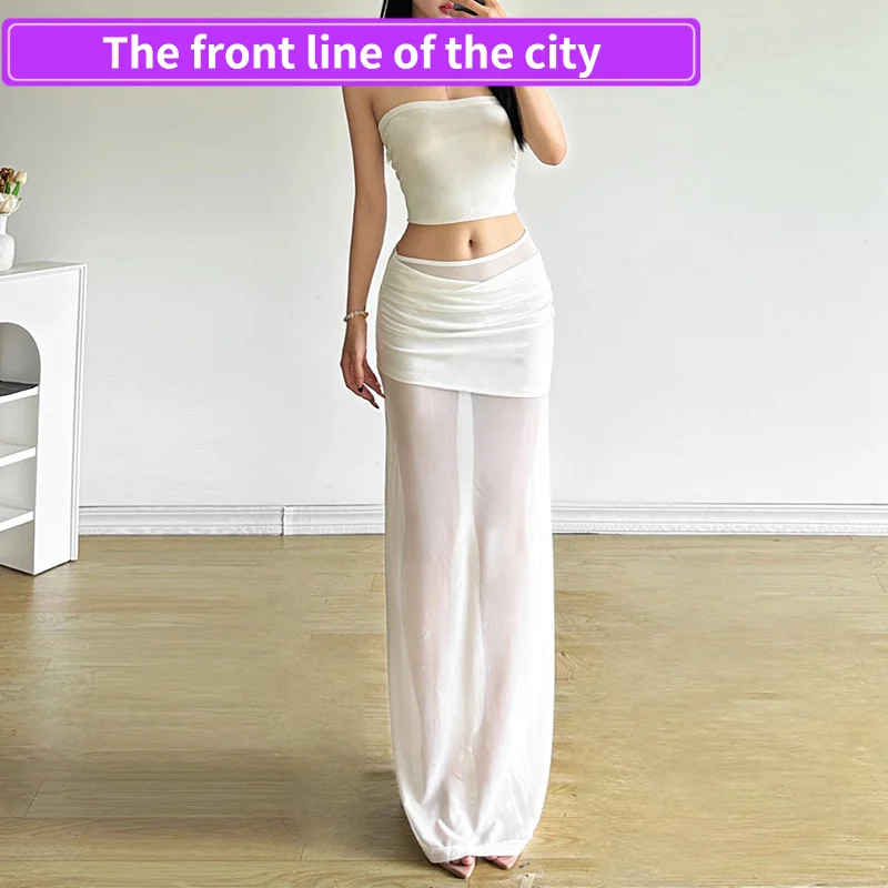 

Sexy Slim Lace Ne Dr for Women Summer New Pure Color Slimming A-Line Skirt Polyester Fabric Medium Stretch Batwing pe