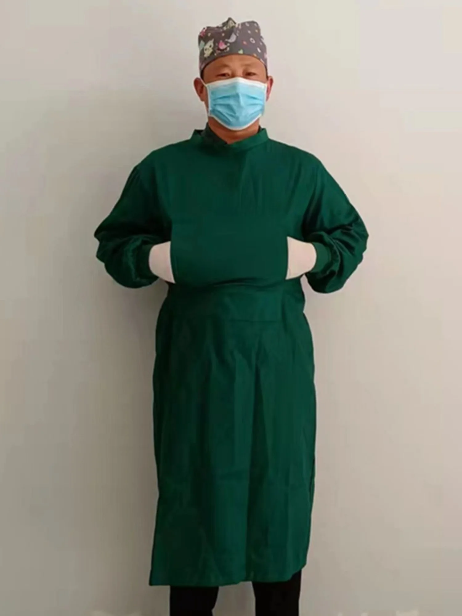 

Набор из чистого хлопка для стоматологической оральной хирургии, семь предметов, защитный чехол, дезинфицируемый операционный халат, драпировка, хлопковый материал Thi