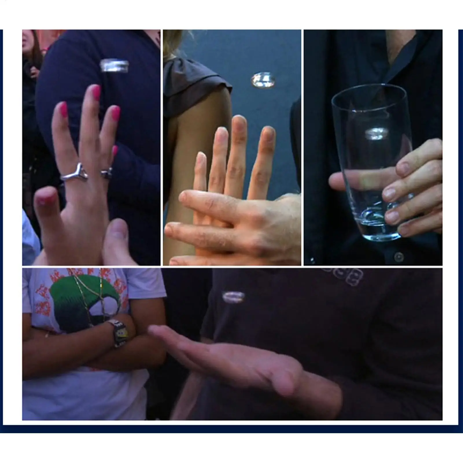 Sztuczki Magiczne Latający Pierścień Magiczny Sztuczka Metalowe Fajne Latające Zabawki na Podróże Karnawał Scena Dzieci Dorośli Występy Uliczne Impreza