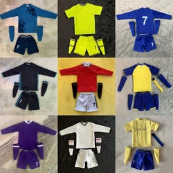 1/6 Scale Ronaldo NO.7 NO.9 Jersey Clothes Set Model for 12 Inch Action Figure Male Body