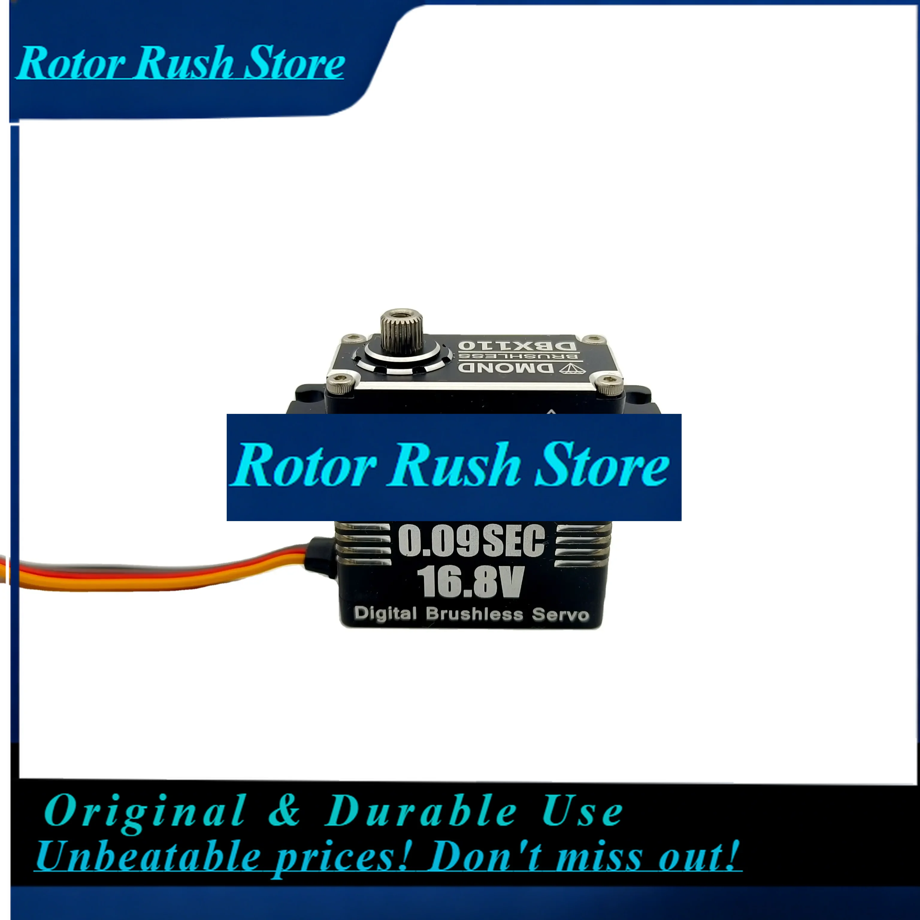 RoRuSDMOND DBX110 110KG 0.09sec 16.8V Brushless Direct Power IP68 Waterproof  Stainless Gear 1/10 1/8 Car Customized Produc