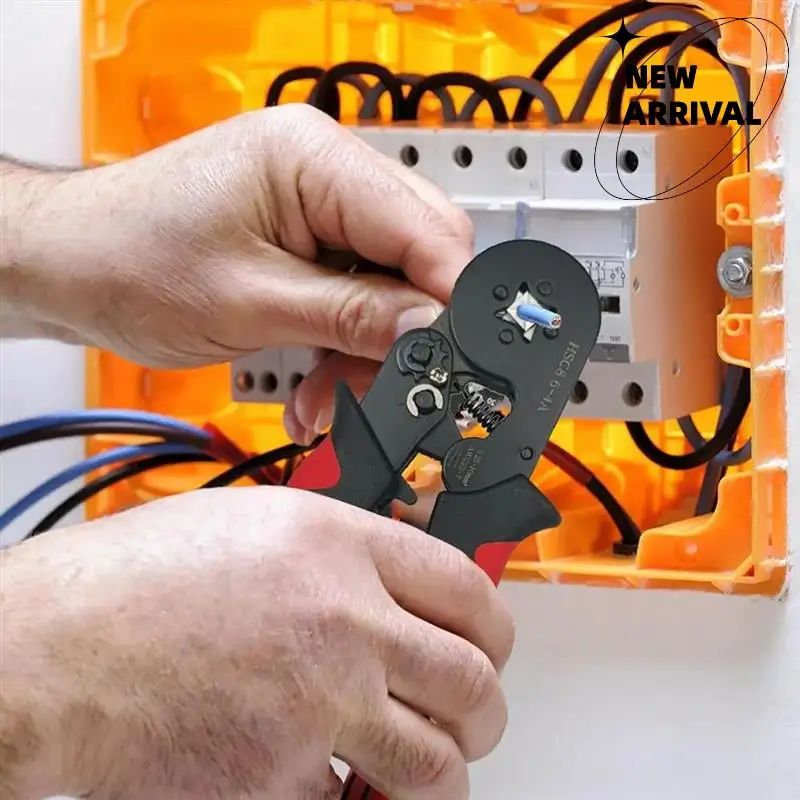 Pince à sertir en acier à haute teneur en carbone, outil de sertissage de câbles Y50A, pince à sertir de bornes de fil résistantes à l'usure pour fil électrique