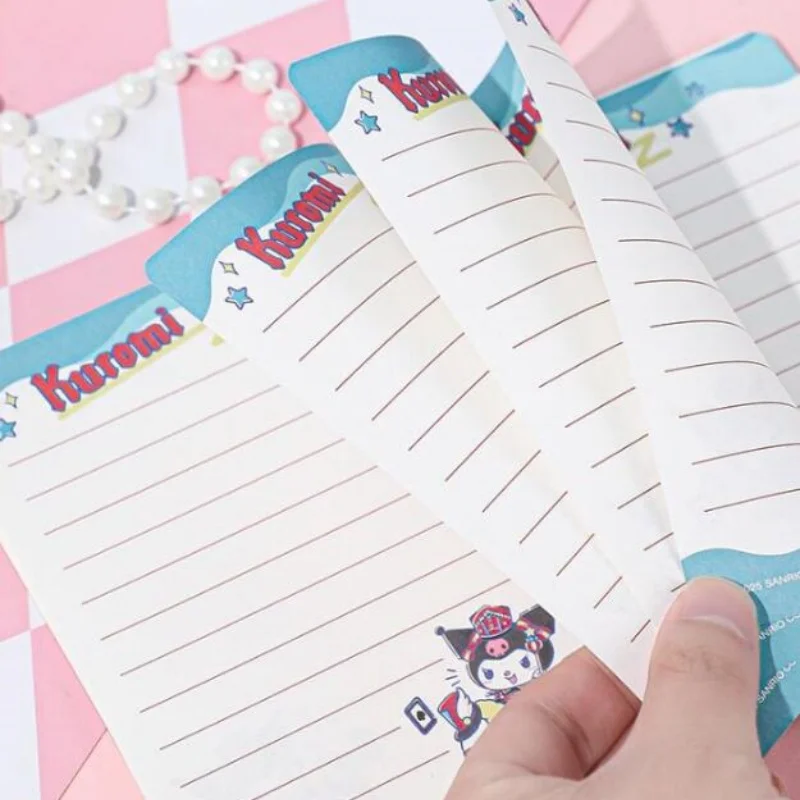 12pcs/lot Sanrio Kuromi Melody Cinnamoroll Coil Memo Pad Cute Portable Note Book Diary Planner Stationery Gift School Supply