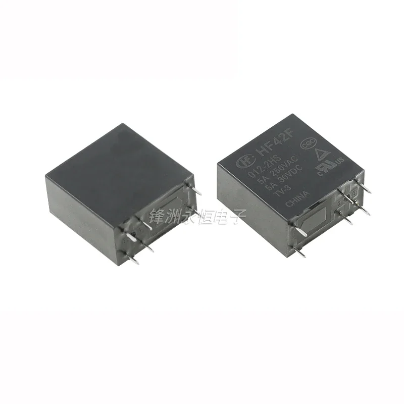 5Pcs HONGFA Relay HF42F-005-2HS HF42F-012-2HS HF42F-024-2HS 6Pin 5A Compatible FTR-F4AK024T F4AK012T 5V 12V 24V Power Relay