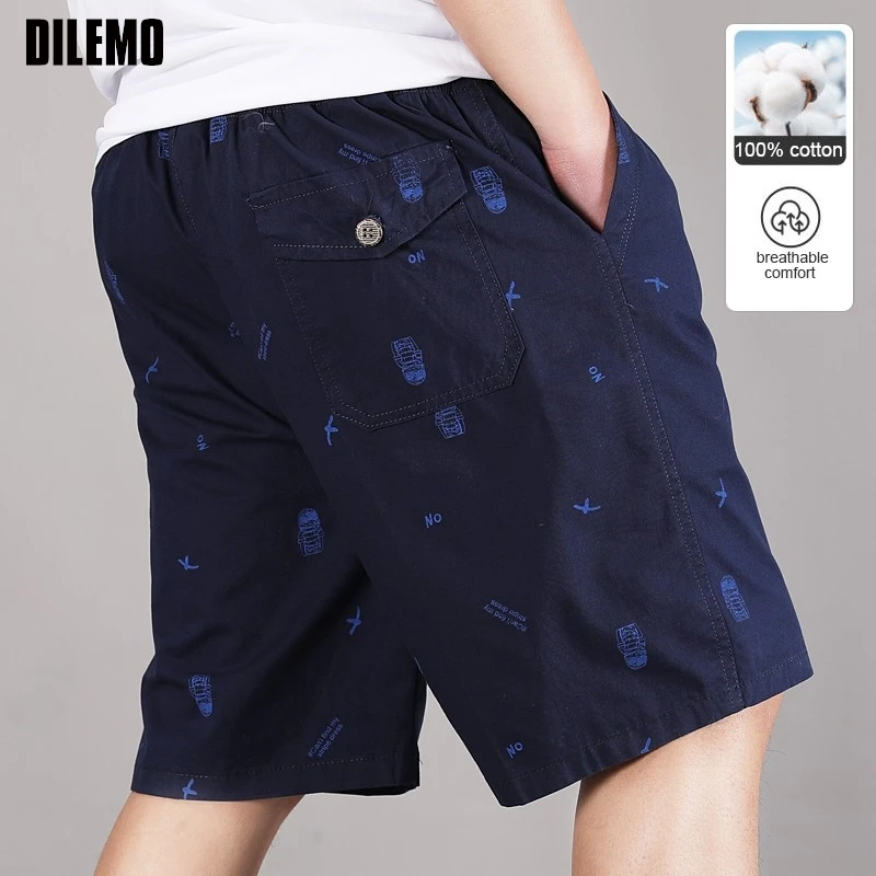 

Top Quality 100%Cotton New Summer Brand Casual Fashion Streetwear Board Shorts Pants Men Loose Drawstring Trousers Men Clothes