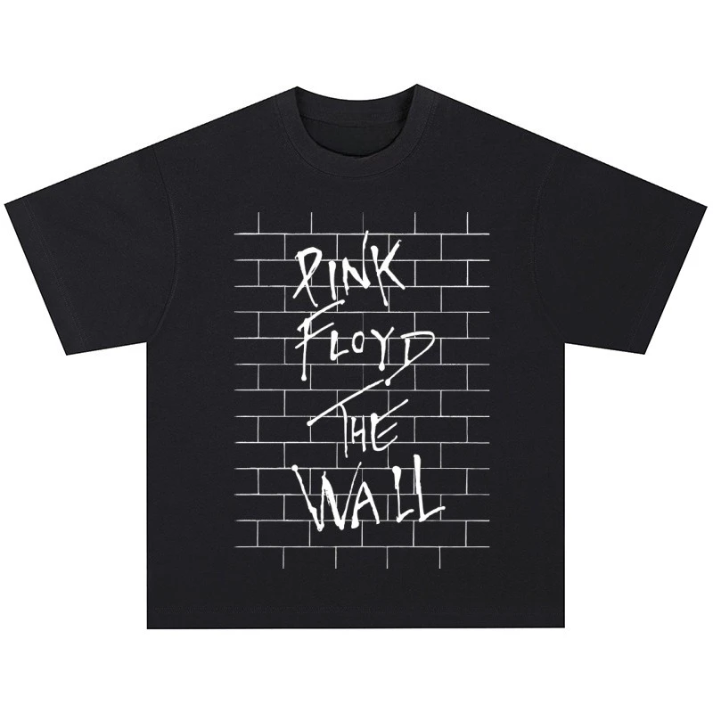 

Футболка Pink Floyd Band для мужчин и женщин с коротким рукавом, роскошная брендовая футболка в стиле ретро, хип-хоп Y2k, футболки, спортивные топы, мужская одежда, уличная одежда