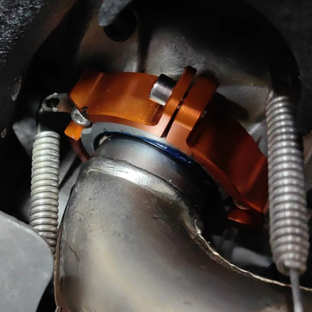 

2025 Motorcycle CNC Exhaust Tip Muffler Pipe Clamp Flanges Protector Cover For KTM 250 SX-F SXF 300 XC SX EXC XCW XC-W 2023 2024