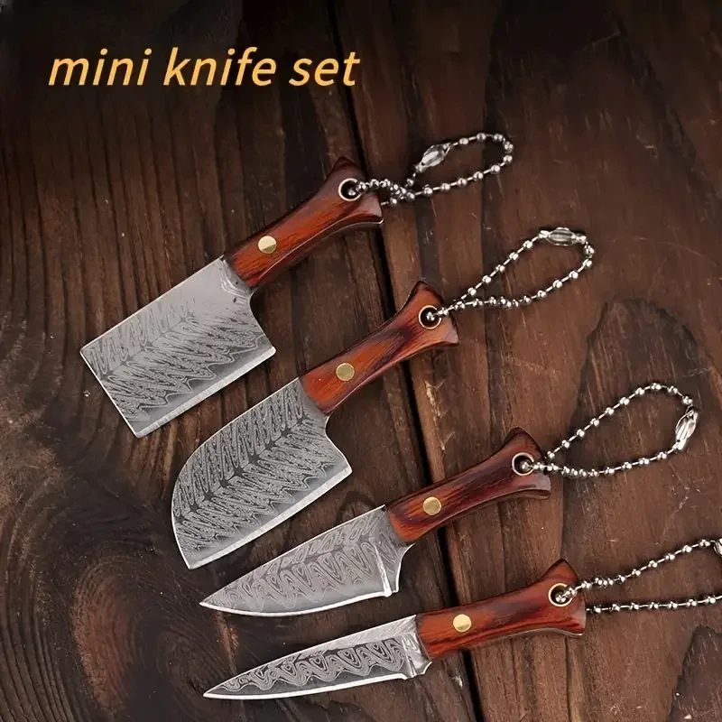 Portable Mini Knife Demolition Express Knife Collection Knife Keychain Small Kitchen Knife Out of The Box Portable Knife Gift