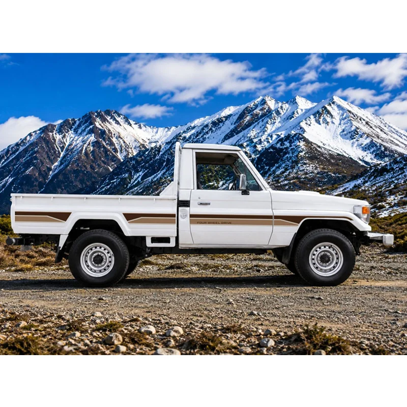 Car Vinyl sticker FOR TOYOTA LAND CRUISER J75 SERIES SINGLE CAB body exterior decoration customized fashion sports Decal