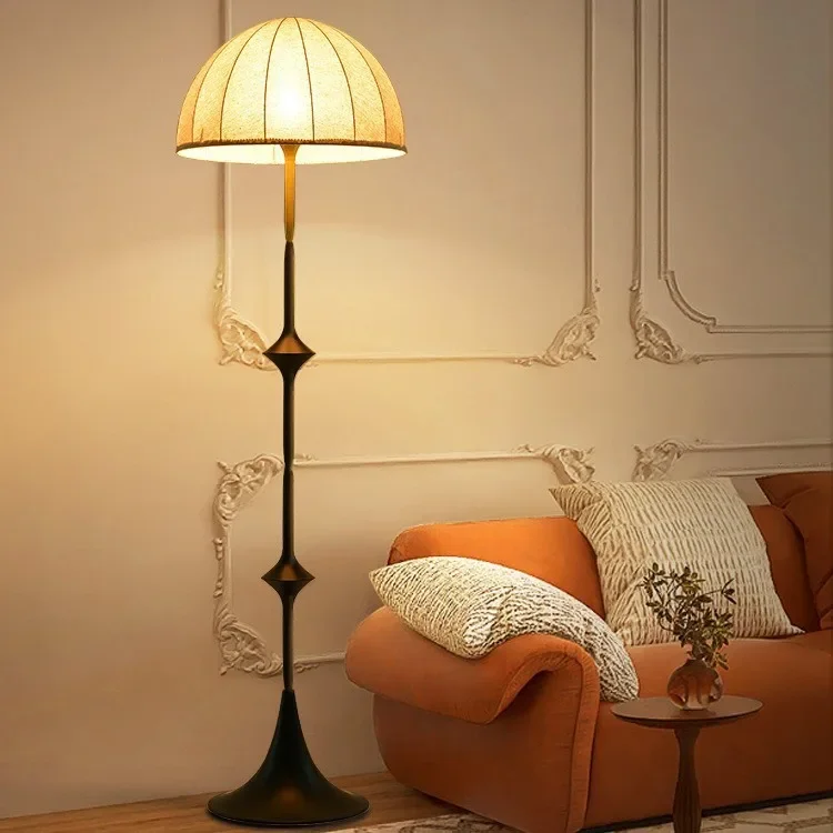 Medieval floor lamp design sense living room tea room study bed and breakfast living room sofa creative decoration floor lamps