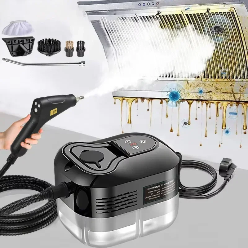

High-Temperature Steam Cleaner Car Air Conditioning & Kitchen Range Hood High-Pressure Household Cleaning Wonder