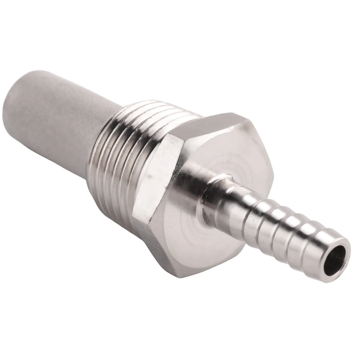 Pedra de aeração de pedra de difusão de oxigenação em linha para fabricação caseira Pedra de carbonatação 1/2 Npt