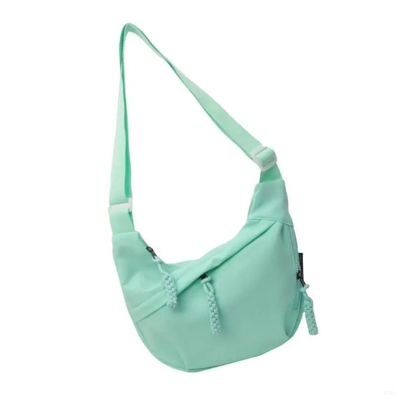 

X7XC Fashionable Large Shoulder Canvas Bag for Students Daily Essential Crossbody Bag