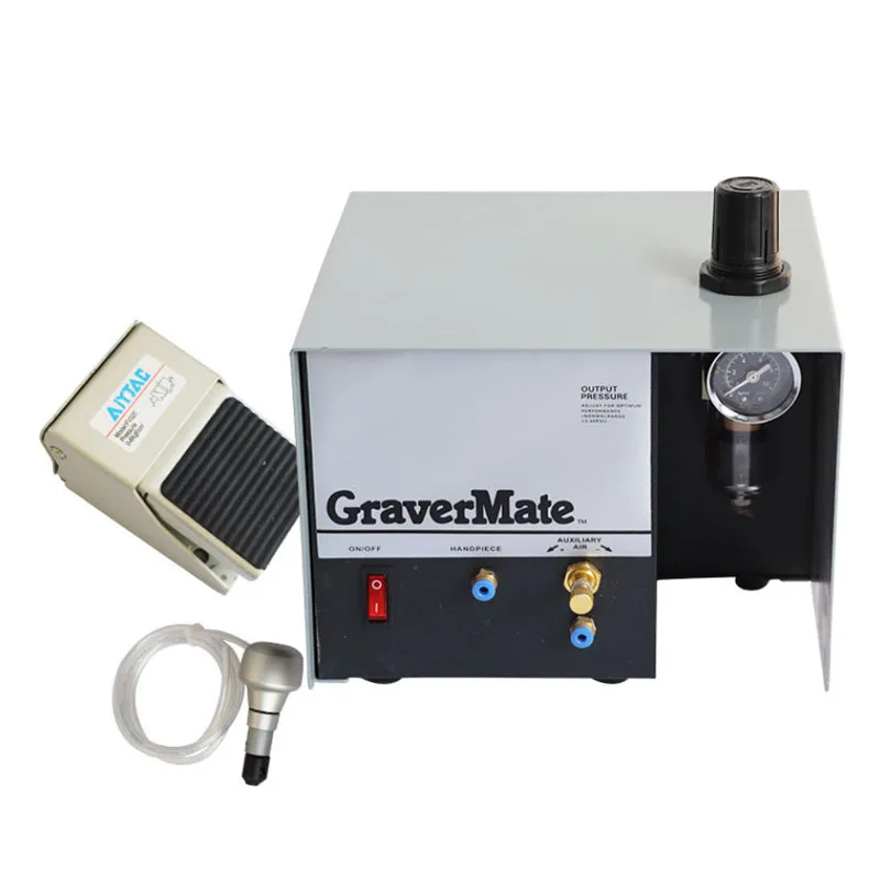 110V/220V Jewelry Pneumatic Engraving Machine Graver Mate Jewelry Engraver Jewelry Making Equipment