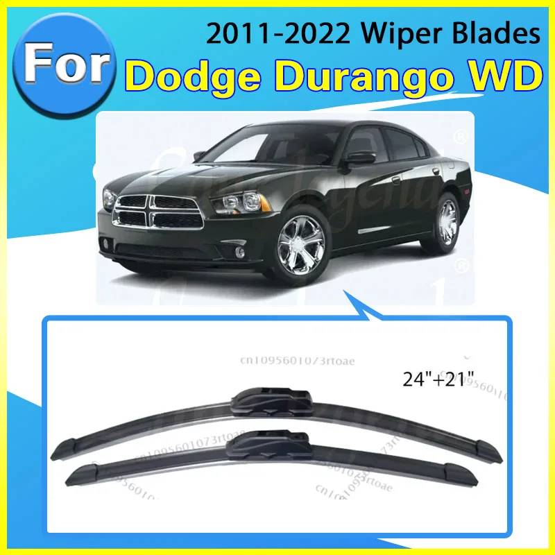 

Front Wipers Blades For Dodge Durango WD 2011 - 2022 SRT Windshield Windscreen Accessories Window Silicone Original 2021 2020