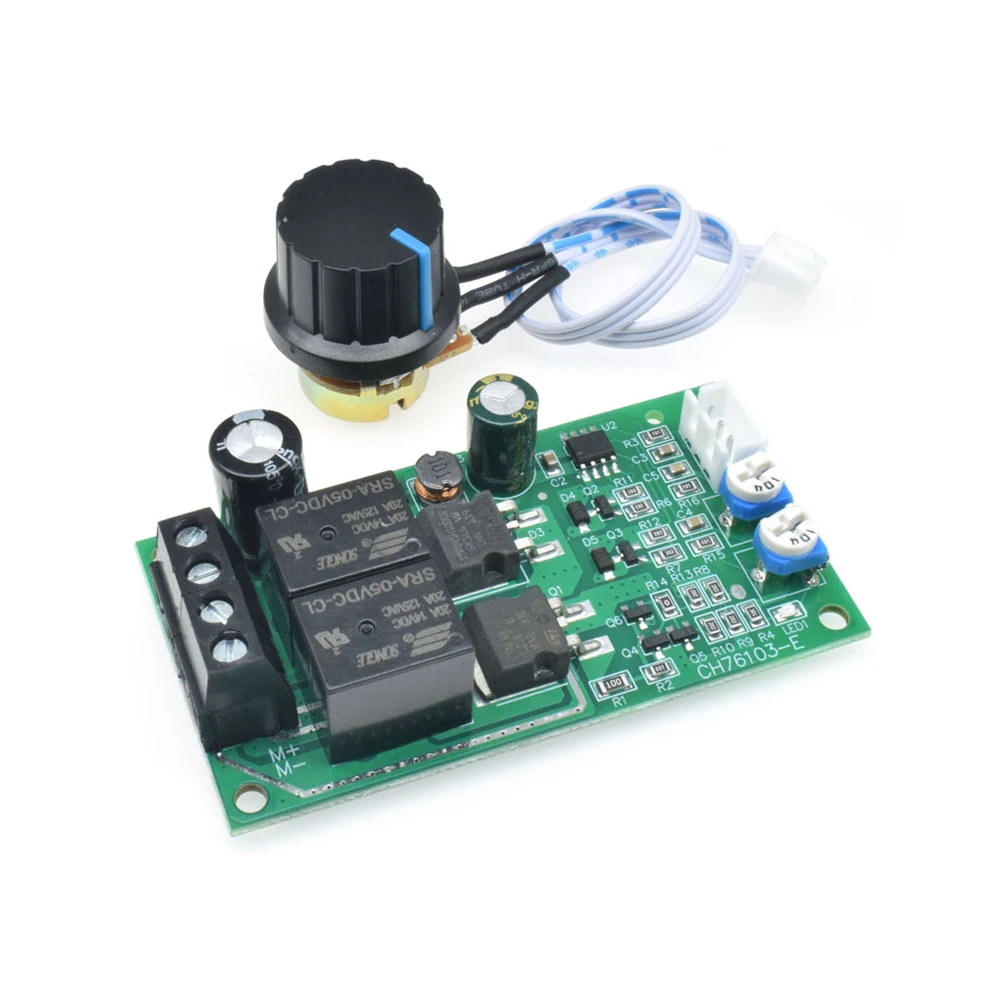 DC 6-40V Motor Speed Controller Brush Motor Speed Adjustable Regulator Forward and Reverse Control Board DC Brush Motor Governer