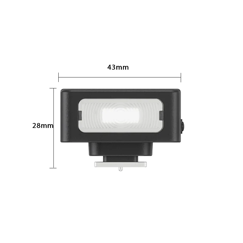 Ulanzi SL01 SL02 SL03 Mini Camera Flitslicht SpeedLite GN8 6500K voor Canon Sony Nikon Camera DSLR Vlog Live Buitenfotografie