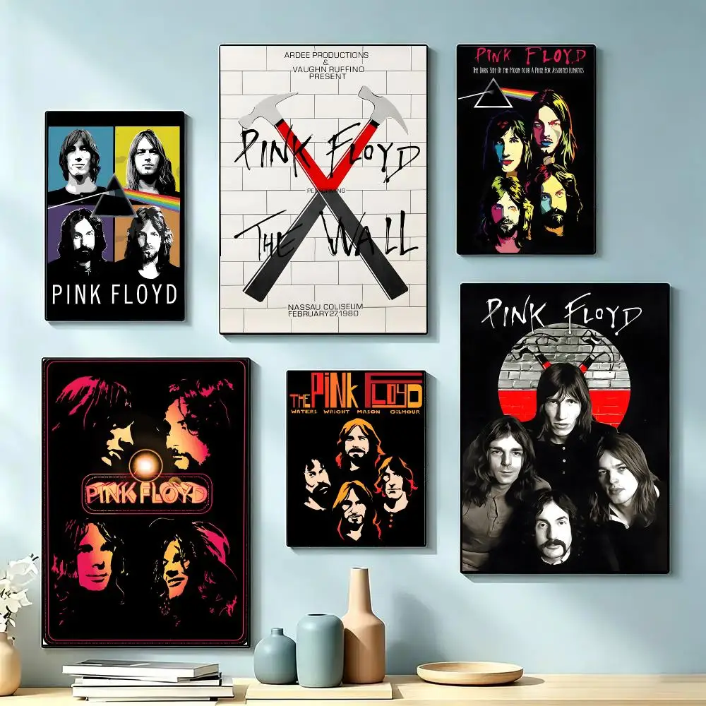 Pink Floyd Poster Decorative Wall Art Stickers Mural For Home Living Room Hallway Decor Gift