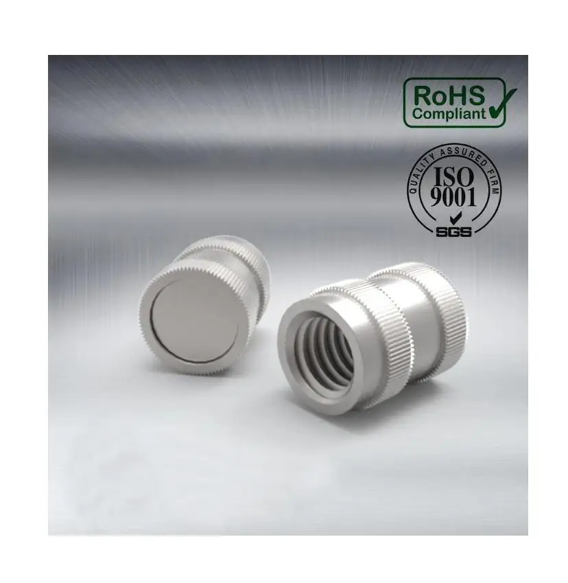 DIN 16903-H Closed Insert Nuts with Disk for Plastics Mouldings-Round with Shoulder - Type H