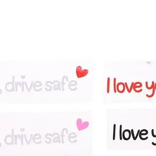 I Love You Drive Safe Car Mirror Stickers Affectionate Reminder Heartfelt Safety Reminder For Women Drivers Car Interior Sticker