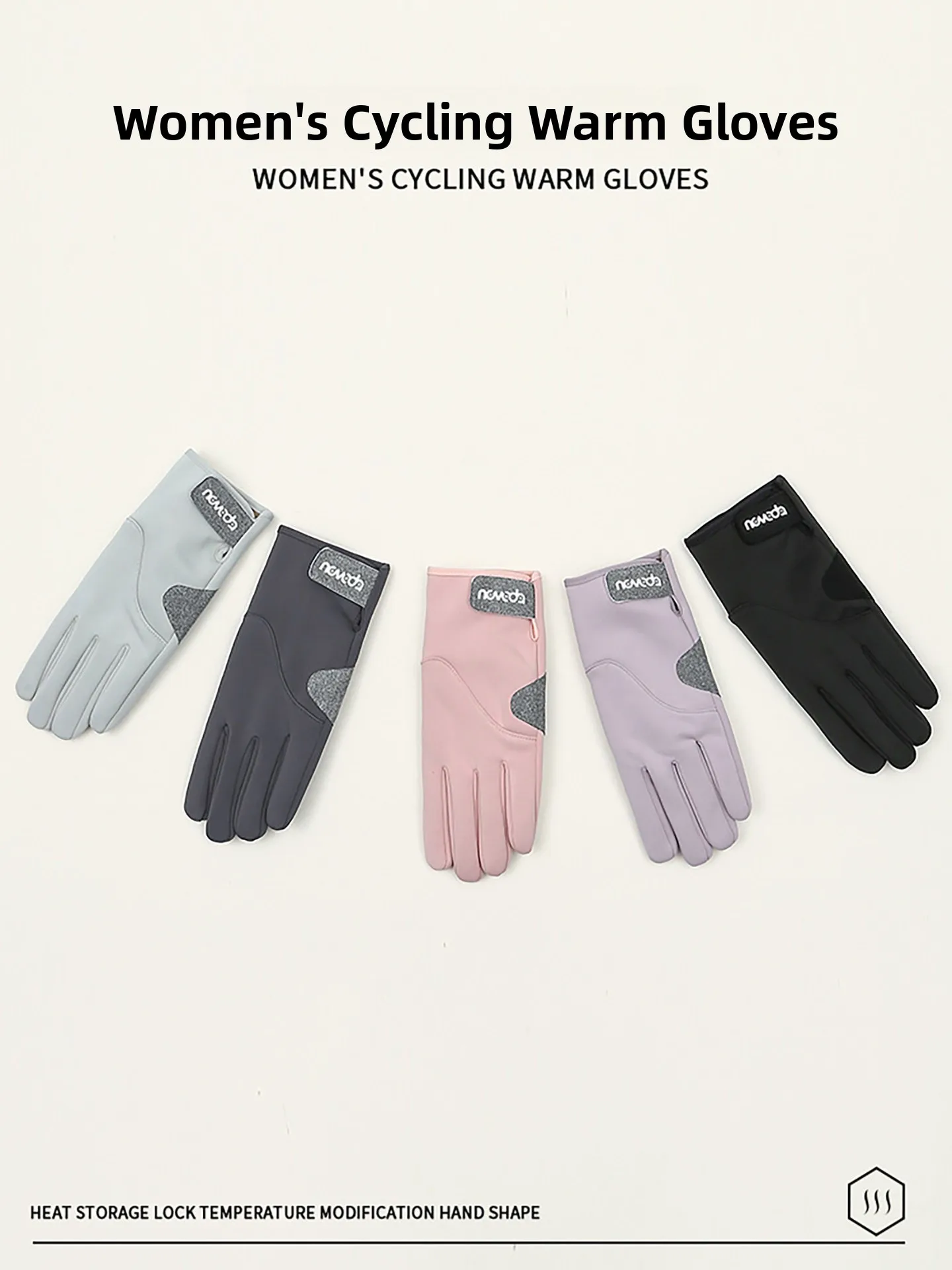 Women's Touchscreen Gloves 2026 Autumn Winter Fleece Lined Cycling Windproof  Vehicle Warm Waterproof Gloves