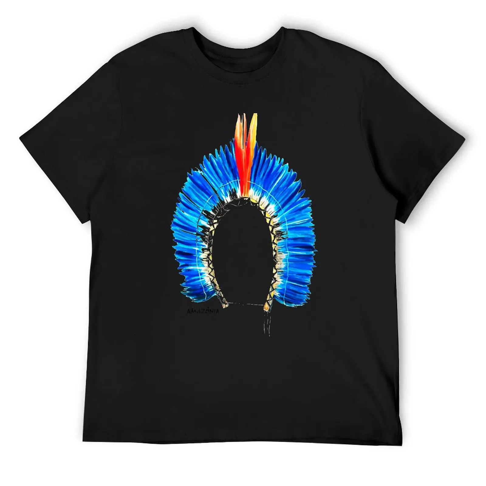 

Indigenous Headdress - Amazon Nations T-Shirt kawaii clothes graphic t shirt vintage sweat men workout shirt