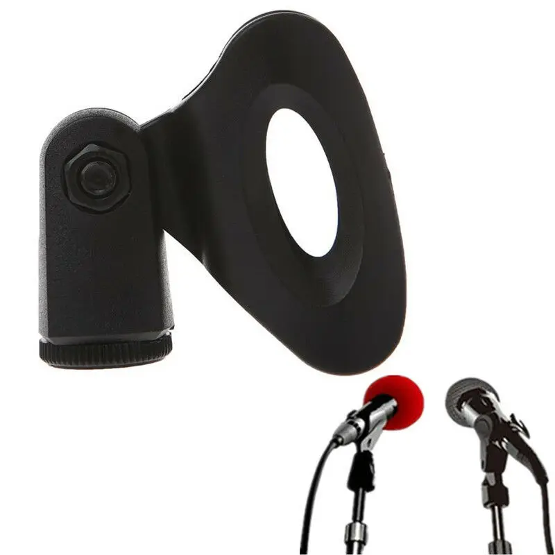 Microphone Stand Flexible Plastic Mike Clip Microphone Holder Tripod Bracket Portable Mic Stand