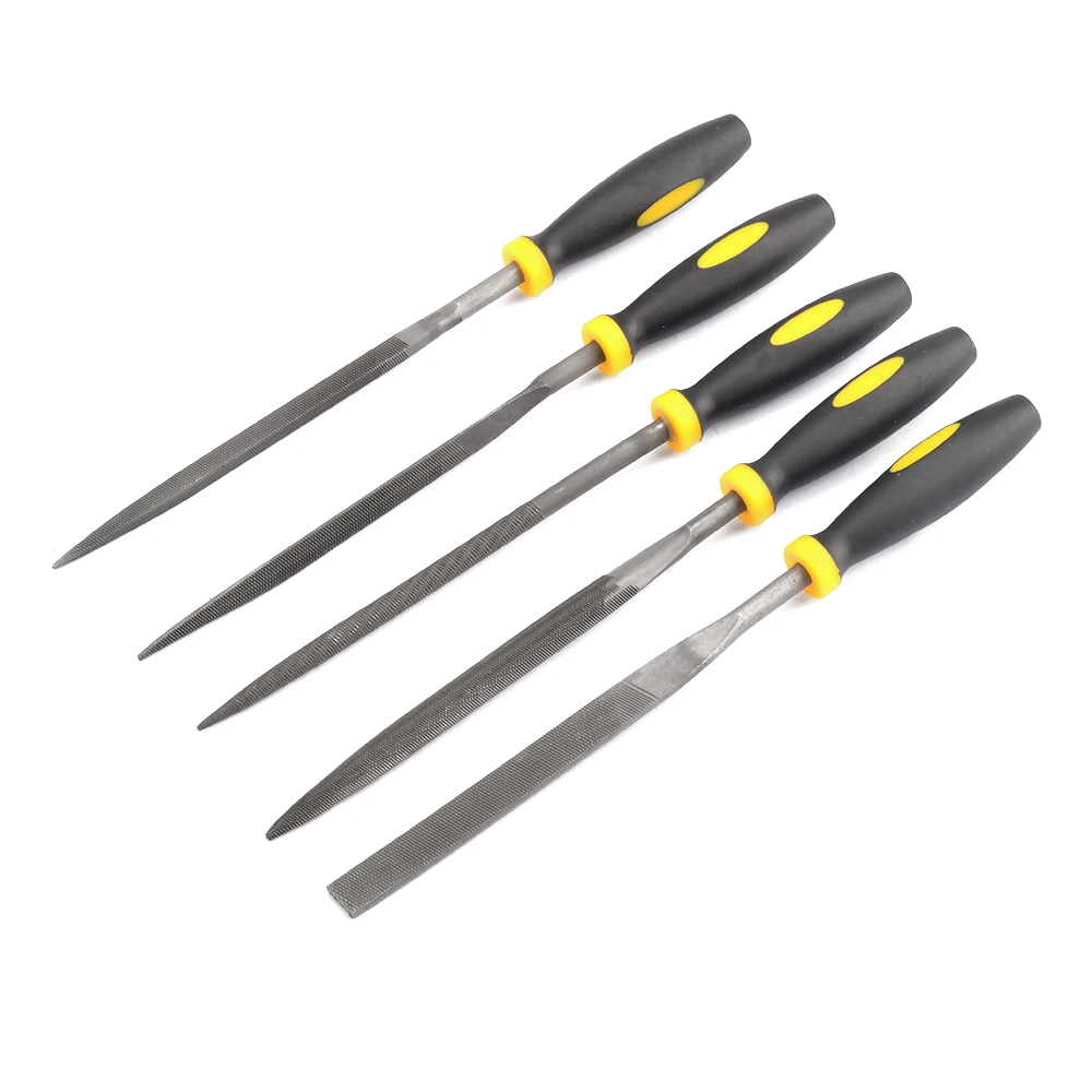 

180mm 5PCS Metal Rasp Needle Files Set Wood Carving Tools Steel Rasp Needle Filing Woodworking Hand Tool For DIY Handmade Tool