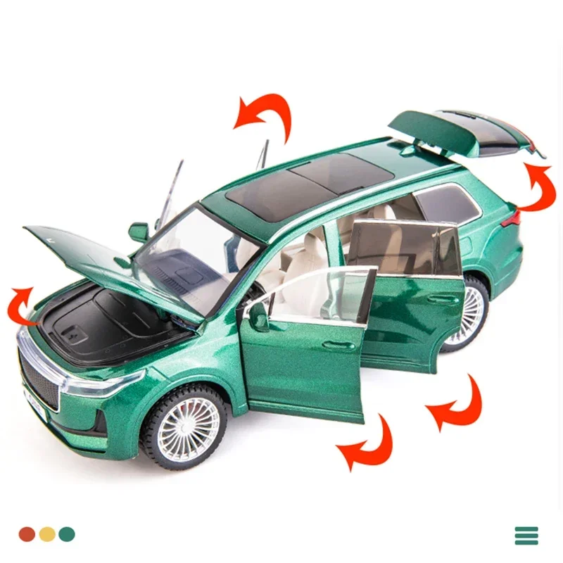 1:24 LEADING IDEAL ONE coche en miniatura de aleación juguete de Metal fundido a presión nuevo modelo de coche de energía simulación sonido y luz juguete para niños regalo para niños